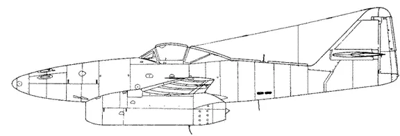 Me 262А1а с аэродинамическим гребнем Me 262A1aU3 Me 262A1aUI - фото 66