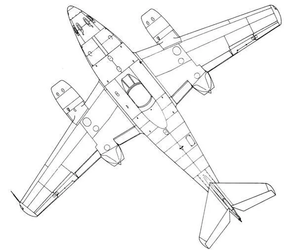 Me 262HG I Me 262HG II В конце апреля начале мая были готовы два - фото 87