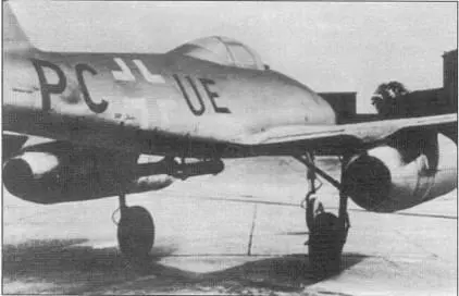 Тот же самолет с ракетными стартовыми ускорителями Borsig RI502 июнь 1943 г - фото 8