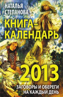 Наталья Степанова Книга-календарь на 2013 год. Заговоры и обереги на каждый день обложка книги