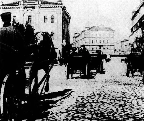 Городские извозчики Новодевичий монастырь У трактира - фото 26