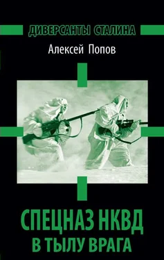 Алексей Попов Диверсанты Сталина. Спецназ НКВД в тылу врага обложка книги