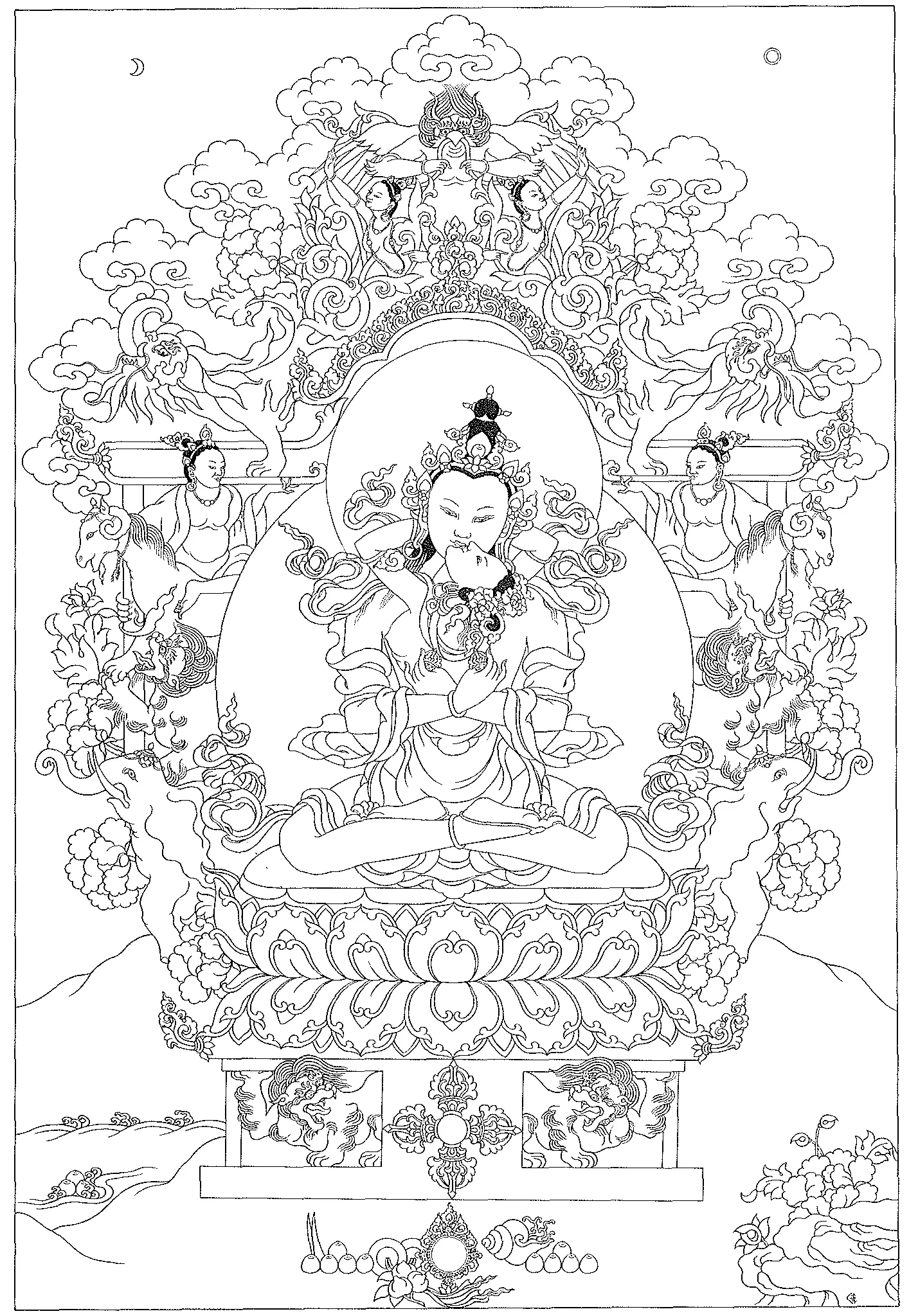After the bodhisattva has cut through fixed concepts with the sword of prajna - фото 11