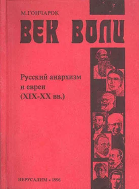 Моше Гончарок Русский анархизм и евреи. XIX-XX век обложка книги