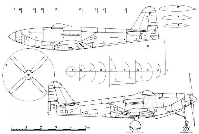 Racer N9009 Бывший P63C5 изменены крылья и кабина гоночный чемпионат США - фото 89