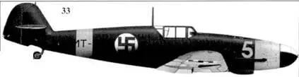 33 Bf 109G2 WkNr 13577 MT225желтая 5 командира 1HLeLv24 1го - фото 104