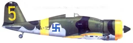 Фиат G50 сержанта Клауса Алакоски ноябрь 1942 г MS406 стаффсержанта - фото 136