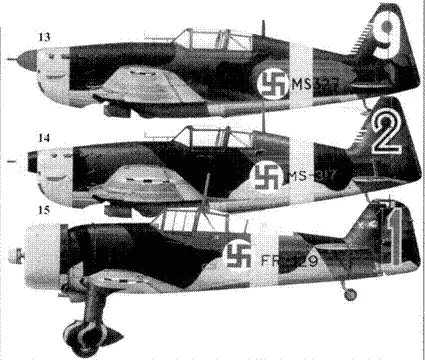 13 МоранСолнье MS 406 MS329 белая 9 стаффсержанта Урхо Лихтоваара - фото 40
