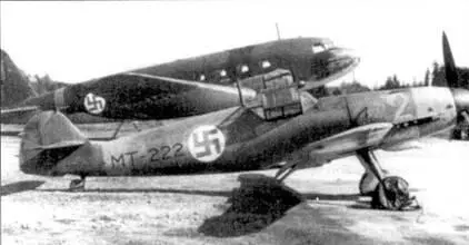 В течение десяти месяцев до 10 марта 1944 г на мессершмитте с бортовым кодом - фото 94