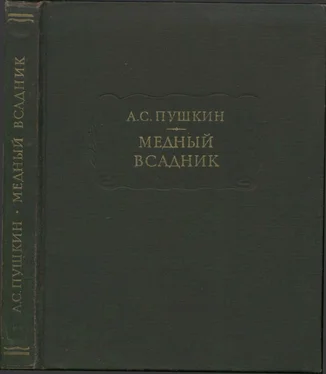 Александр Пушкин Медный всадник обложка книги