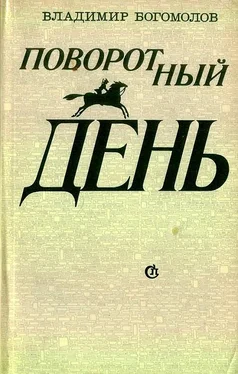 Владимир Богомолов Поворотный день обложка книги