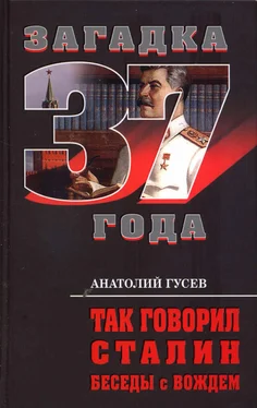 Анатолий Гусев Так говорил Сталин. Беседы с вождём обложка книги