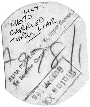 Stalag XX 20B stamp on the reverse of the photograph of Lily Copy of - фото 16