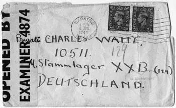 Envelope received from home April 1944 Group camp photograph 1941 GB - фото 27
