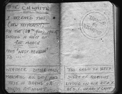 Notes and map written in the New Testament received on the Long March 28 - фото 33
