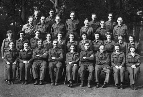 Lily in an ATS group photograph taken while she was stationed at Slough 1944 - фото 37