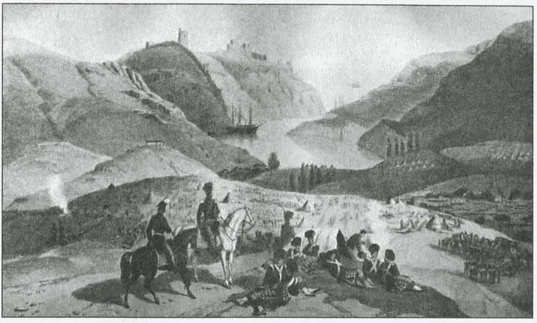 Лагерь англичан под Балаклавой 1854 г Британские мортиры решившие исход - фото 69