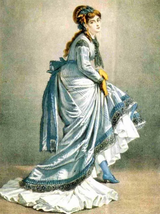 К Моне Кокотка Французская карикатура 1875 Среди карикатур на - фото 91