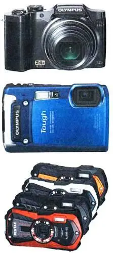 Фотоаппараты сверху вниз Olympus SZ31MR iHS Olympus Tough TG820 iHSи - фото 6