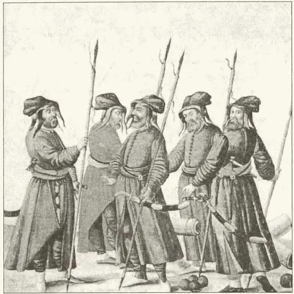 Турецкие артиллеристы Рисунок 1590 г Дальность стрельбы больших турецких - фото 9