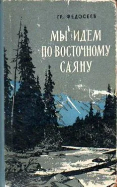 Григорий Федосеев Мы идeм по Восточному Саяну обложка книги