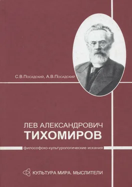 Александр Посадский Лев Александрович Тихомиров: философско-культурологические искания обложка книги