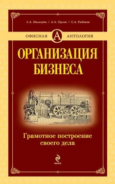 Сергей Рыбаков Организация бизнеса: грамотное построение своего дела обложка книги