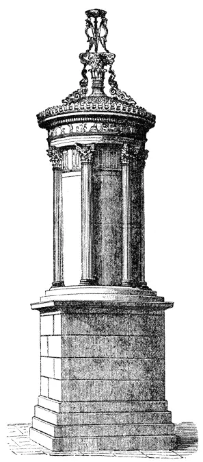 Этот монумент Лисикрата является одним из самых ранних в Коринфском ордере - фото 3