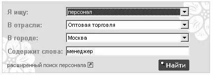Рис 13 Настройка параметров поиска на wwwrabotaru Здесь в поле Я - фото 3