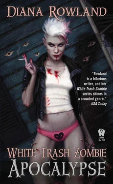 Diana Rowland White Trash Zombie Apocalypse обложка книги