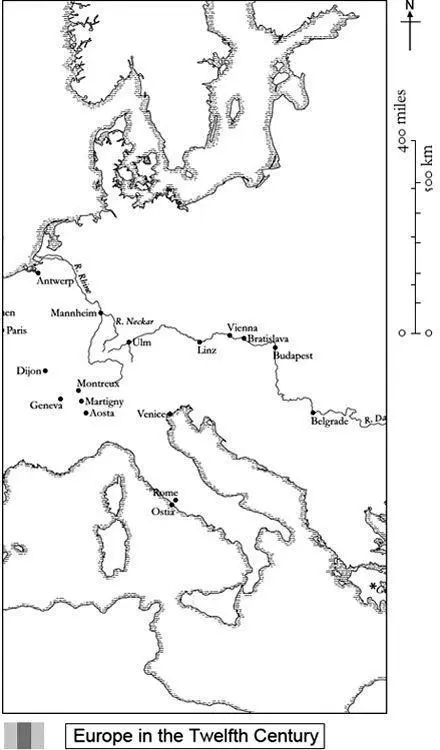 MAP III The Eastern Mediterranean and Holy Land in the Twelfth Century - фото 4