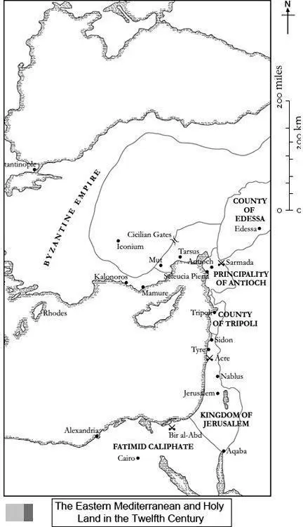 MAP IV The Routes to the Third Crusade MAP V The Holy Land during the - фото 9