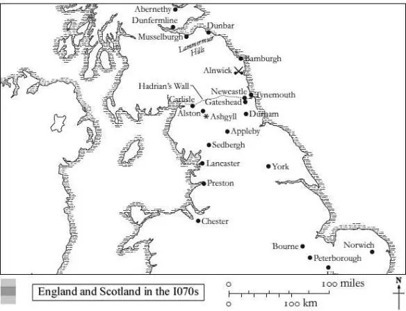 MAP 2 France Normandy and Aquitaine in the 1070s MAP 3 Europe in the 1080s - фото 9