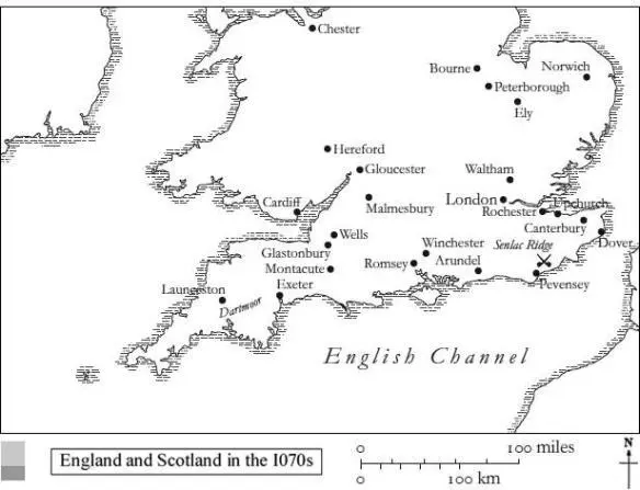MAP 2 France Normandy and Aquitaine in the 1070s MAP 3 Europe in the 1080s - фото 10