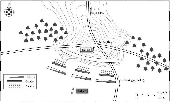 The Battle of Senlac Ridge Hastings The Campaigns of SeptemberOctober 1066 - фото 19
