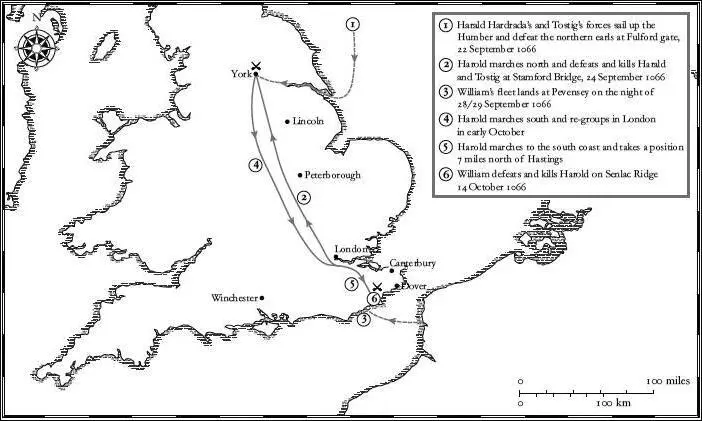 The Campaigns of SeptemberOctober 1066 The Rising of 10691070 The Seige of - фото 20