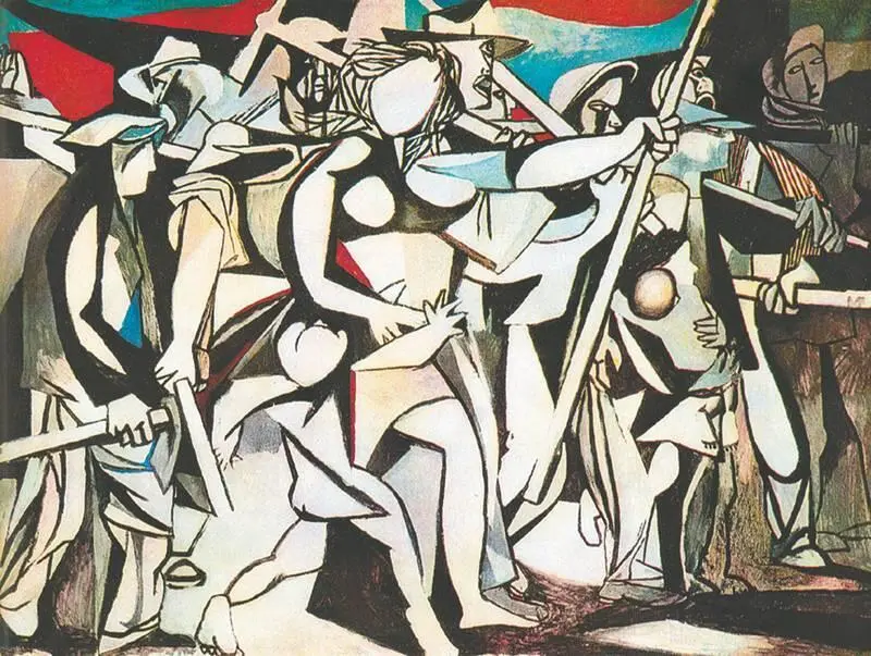 Р Гуттузо Захват земли в Сицилии 1948 год Академия художеств Берлин В - фото 68