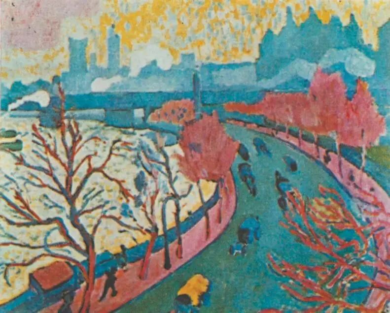 А Дерен Вестминстерский мост 1907 год частное собрание В 1921 году Дерен - фото 93