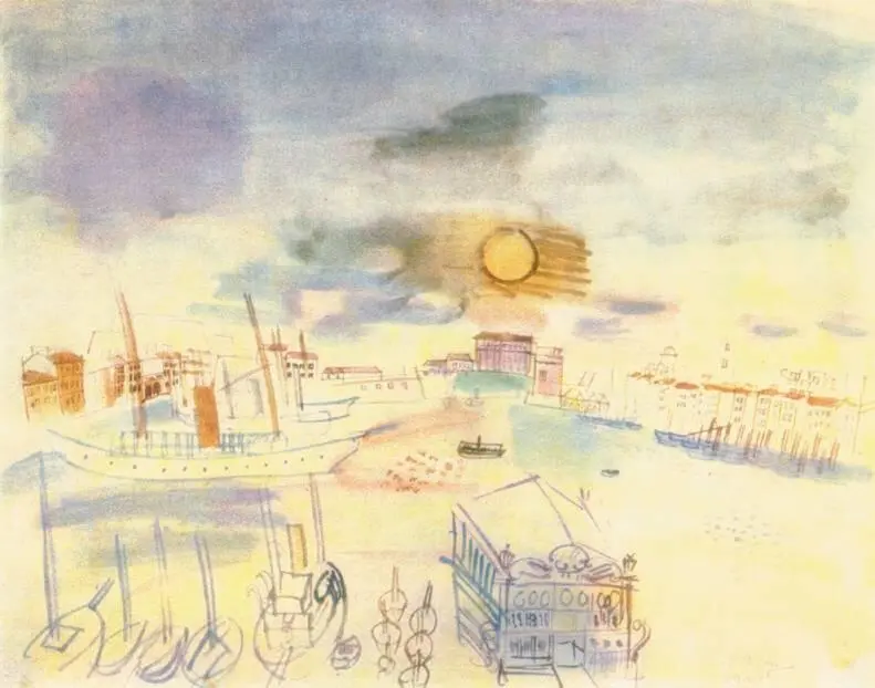 Р Дюфи Гавань для яхт 1924 год В пейзажных работах 19021904 годов Дюфи - фото 101