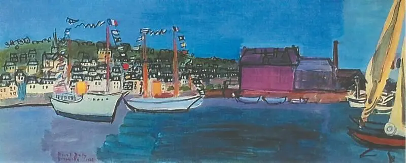 Р Дюфи Четырнадцатое июля в Довиле По окончании войны Дюфи продолжал - фото 103