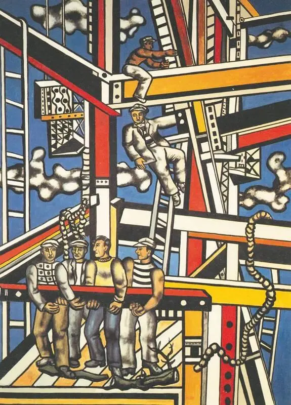 Ф Леже Строители 1950 год Национальный музей Фернана Леже Бьо Фернан - фото 136