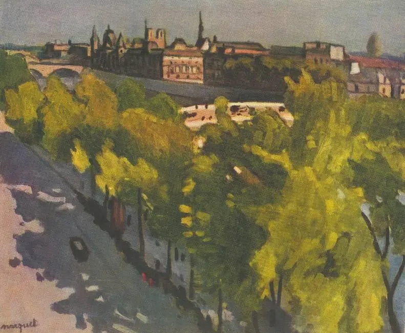 А Марке Набережная в зелени 1906 год Эрмитаж СанктПетербург Марке - фото 165