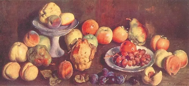 И Машков Фрукты с сельскохозяйственной выставки 1939 год Государственный - фото 185