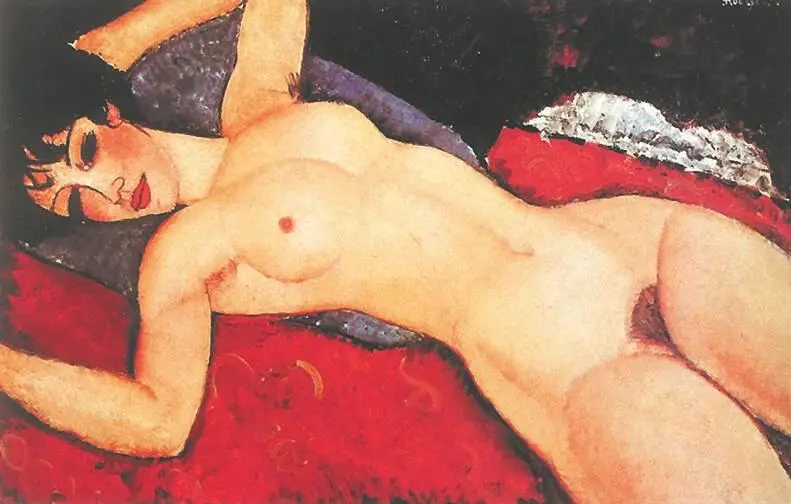 А Модильяни Лежащая обнаженная 1917 год Государственная галерея Штутгарт - фото 196