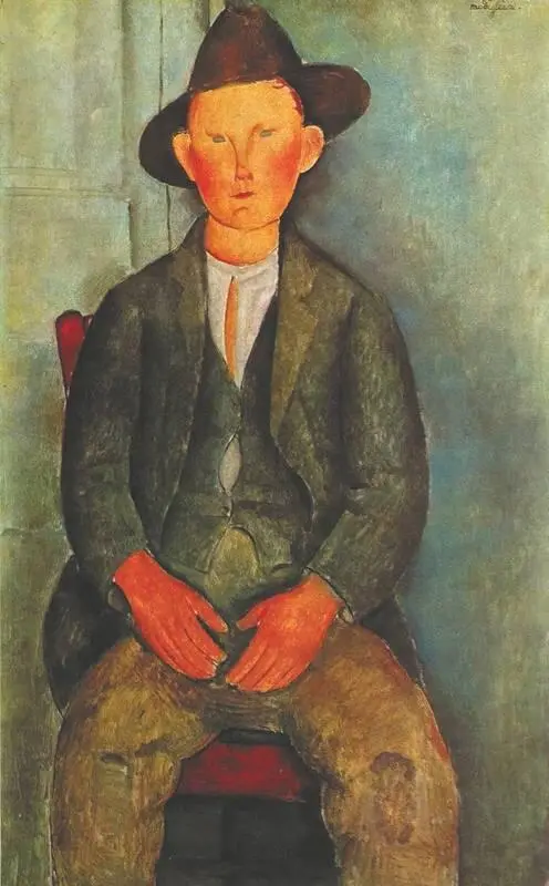 А Модильяни Маленький крестьянин 1918 год Галерея Тейт Лондон Конечно - фото 199