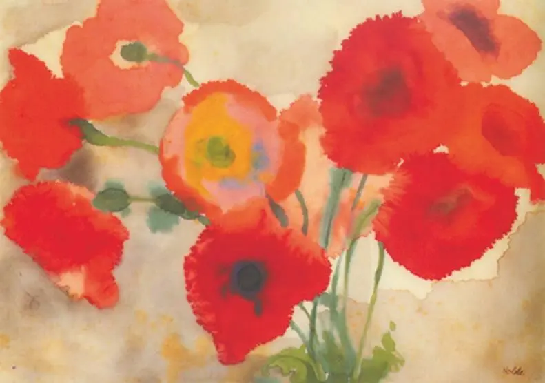 Э Нольде Красные маки 1920 год Галерея Леонарда Хаттона НьюЙорк Когда - фото 214