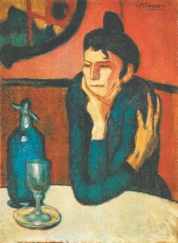 П Пикассо Любительница абсента 1901 год П Пикассо Арлекин и его - фото 217