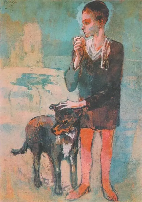П Пикассо Мальчик с собакой 1905 год Эрмитаж СанктПетербург Девочка - фото 221