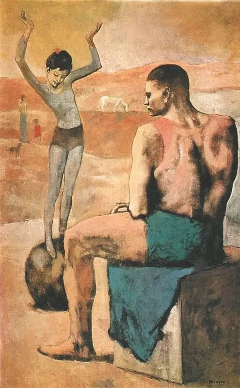 П Пикассо Девочка на шаре 1905 год ГМИИ Москва Почти половину полотна - фото 222