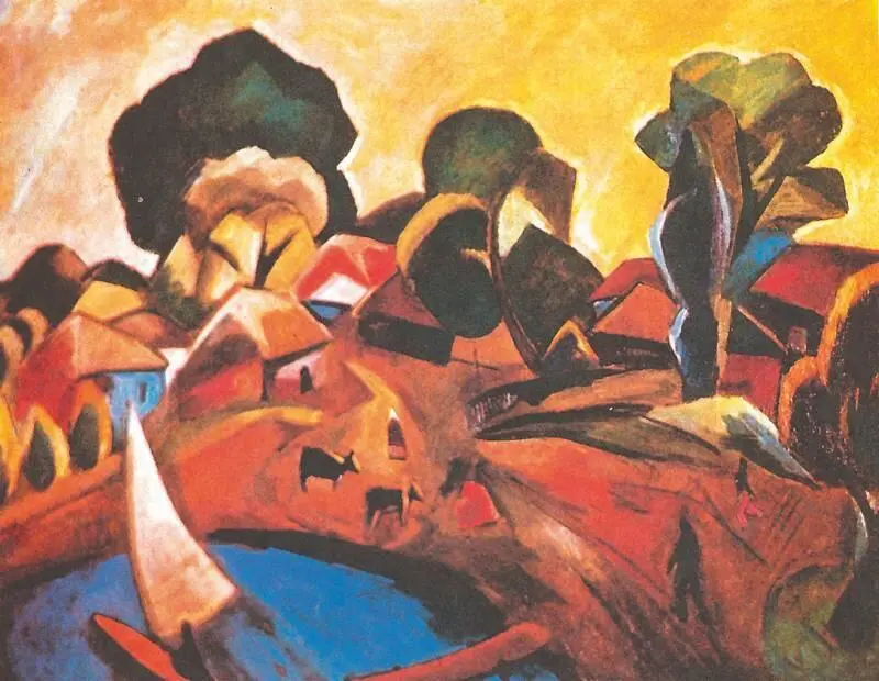 Р Фальк Пейзаж с парусом В 1911 году Фальк посетил Италию Необыкновенное - фото 253